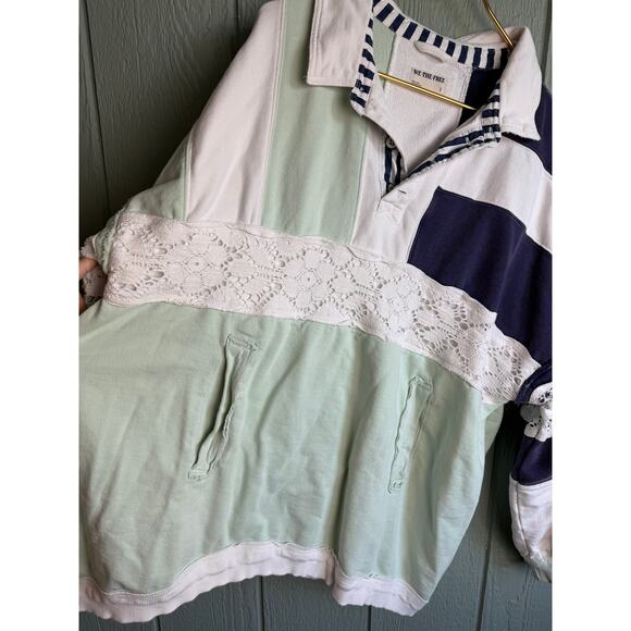 Free People American Dream Polo, Size Large $168 Retail - Picture 5 of 8